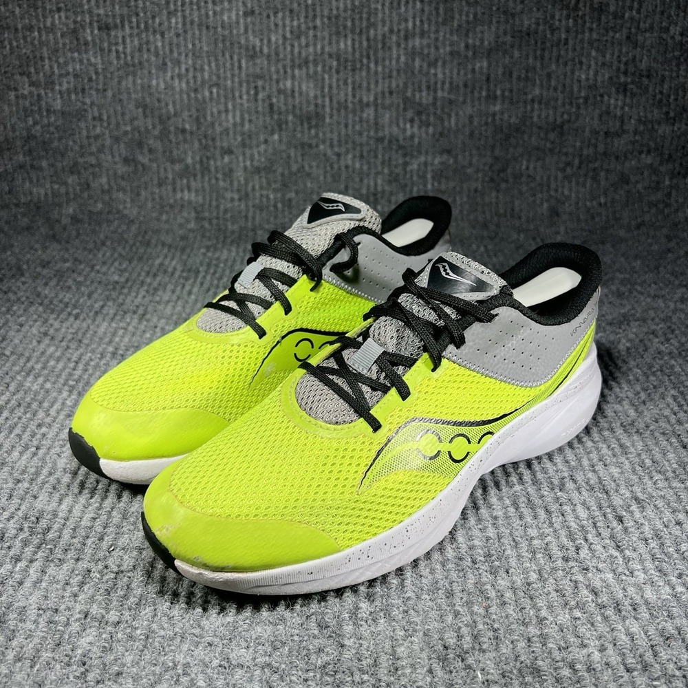 Saucony Kinvara‎ 14 Shoes Men's Size 7 Citron Black Green Running Shoes SK266820